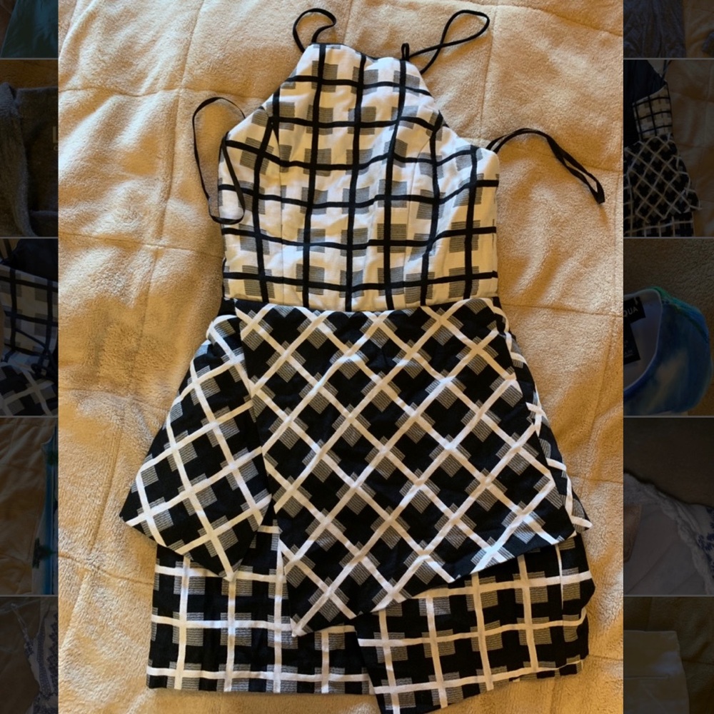 NBD checkered dress
